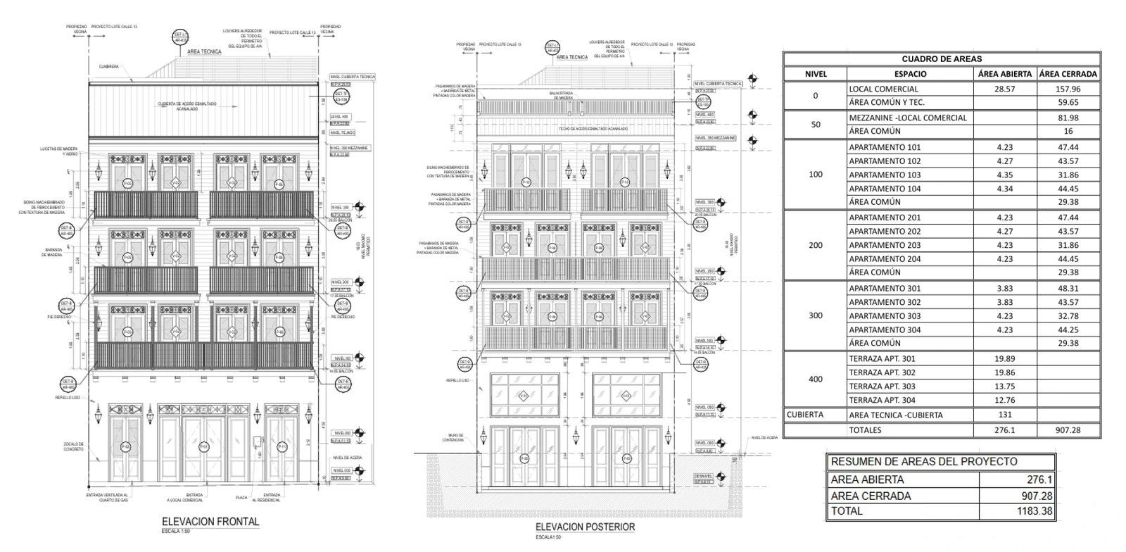 Plano conceptual 1 publicado para La Amistad
