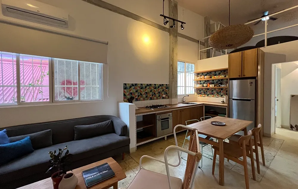 Sala y cocina publicadas para Casa 8-23